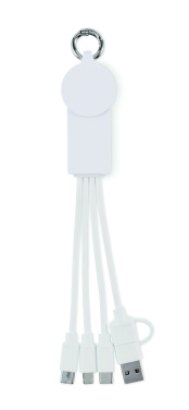 Logo trade advertising product photo of: 2 in 1 charging cable type-C